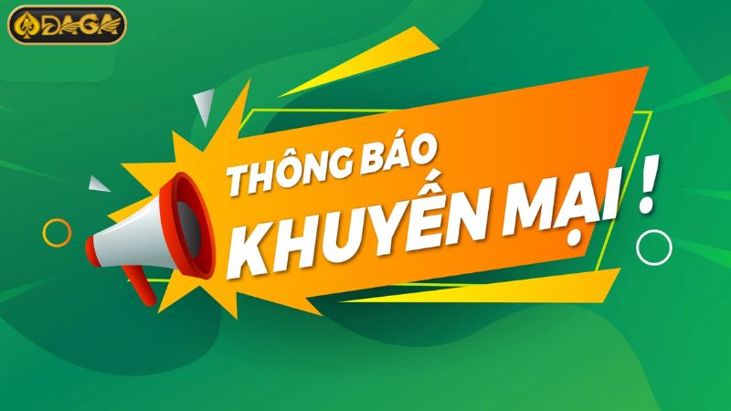 Quy định về khuyến mãi khi nạp tiền DAGA